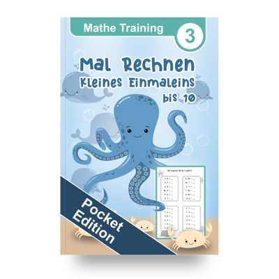 Mathe Training 3 Pocket Edition - Mal Nehmen, kleines Einmaleins 0 bis 10