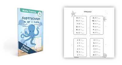 Mathematik Rechentraining Übungsheft für die Grundschule, Plus und Minus, 1x1